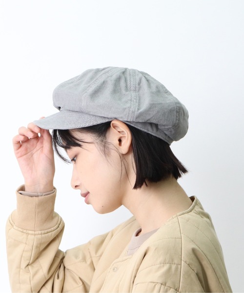 salle de bal(サルデバル)の「コーデュロイキャスケット / CORDUROY CASQUETTE(キャスケット・レディース・ベージュ/サックスブルー/ブラック/ネイビー/グレー・FREE)」の9枚目の写真