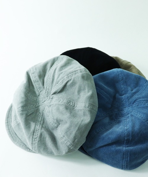 salle de bal(サルデバル)の「コーデュロイキャスケット / CORDUROY CASQUETTE(キャスケット・レディース・ベージュ/サックスブルー/ブラック/ネイビー/グレー・FREE)」の15枚目の写真