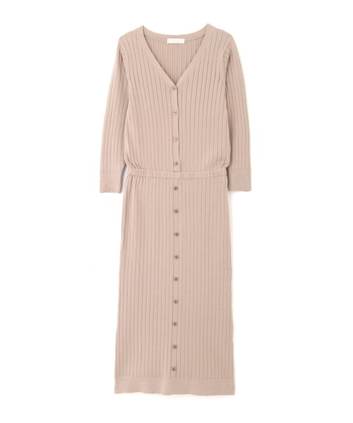 ワンピース ワンピース ドレス Frees ウォームストレッチリブフロントボタンワンピース ワンピース Frees Mart フリーズマート のファッション