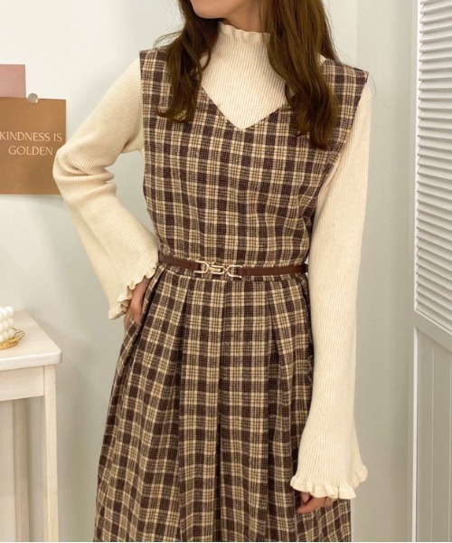 apres jour（アプレジュール）の「アソートクロスジャンスカ【ZOZOTOWN  