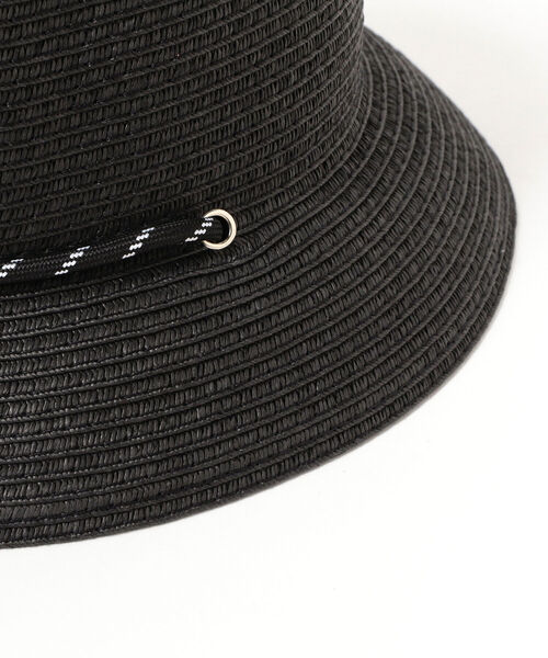 BEAMS（ビームス）の「BEAMS / ペーパー バケット ハット（ハット・メンズ・ブラック/ベージュ・ONE SIZE）」の5枚目の写真