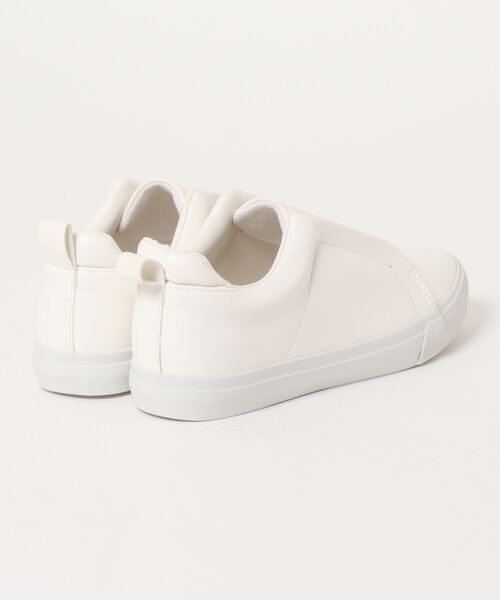 KOBE LETTUCE（コウベレタス）の「フロントゴムスニーカー（スニーカー・レディース・ブラック/ホワイト×ブラック/ベージュ/ホワイト・L/LL/M/S）」の6枚目の写真