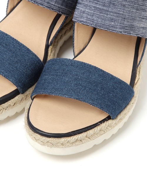 BAYFLOW(ベイフロー)の「ジュートウェッジサンダル(サンダル・レディース・ベージュ/インディゴブルー・SMALL/MEDIUM/LARGE)」の12枚目の写真