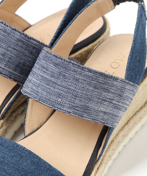 BAYFLOW(ベイフロー)の「ジュートウェッジサンダル(サンダル・レディース・ベージュ/インディゴブルー・SMALL/MEDIUM/LARGE)」の14枚目の写真