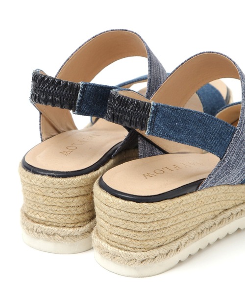 BAYFLOW(ベイフロー)の「ジュートウェッジサンダル(サンダル・レディース・ベージュ/インディゴブルー・SMALL/MEDIUM/LARGE)」の16枚目の写真