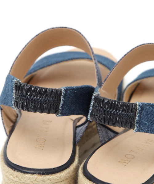 BAYFLOW(ベイフロー)の「ジュートウェッジサンダル(サンダル・レディース・ベージュ/インディゴブルー・SMALL/MEDIUM/LARGE)」の17枚目の写真