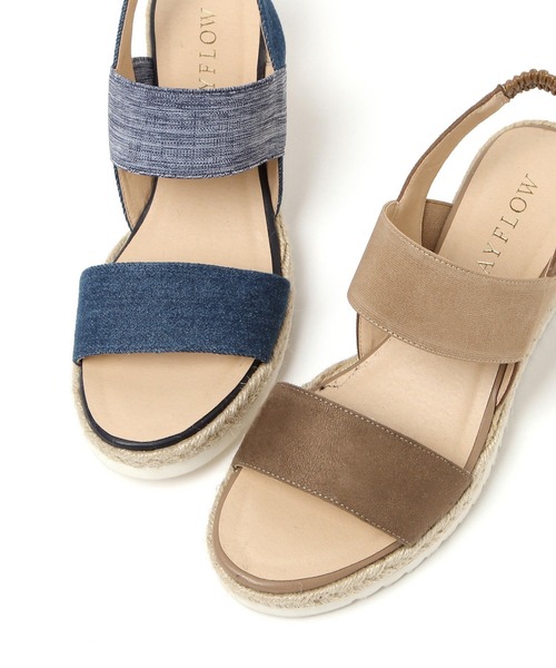 BAYFLOW(ベイフロー)の「ジュートウェッジサンダル(サンダル・レディース・ベージュ/インディゴブルー・SMALL/MEDIUM/LARGE)」の18枚目の写真