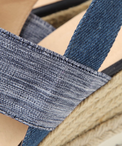 BAYFLOW(ベイフロー)の「ジュートウェッジサンダル(サンダル・レディース・ベージュ/インディゴブルー・SMALL/MEDIUM/LARGE)」の20枚目の写真