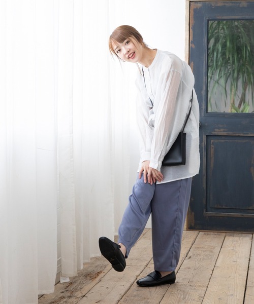 menue（メヌエ）の「晴雨兼用フラットヒール防水ローファー（レインシューズ・レディース・ブラック/アイボリー/ベージュ系その他・LL/3L/S/M/L/XS）」の6枚目の写真