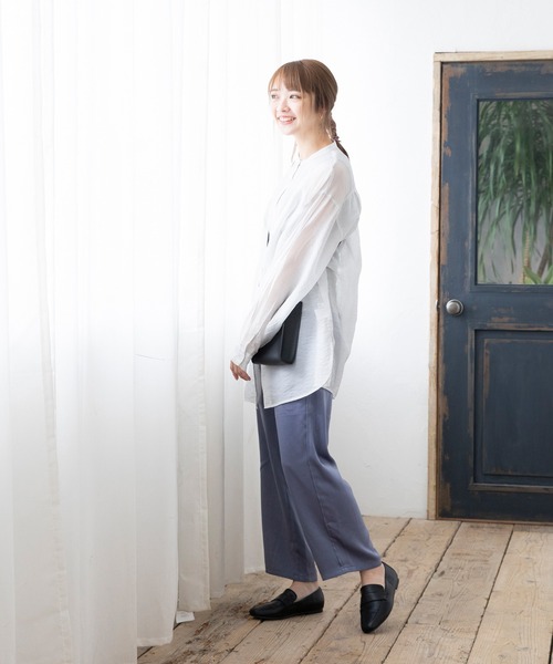 menue（メヌエ）の「晴雨兼用フラットヒール防水ローファー（レインシューズ・レディース・ブラック/アイボリー/ベージュ系その他・LL/3L/S/M/L/XS）」の9枚目の写真