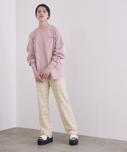 MADEMOISELLE ROPE'（マドモアゼル ロペ）の「ヴィンテージライククロシェ編みレースパンツ（その他パンツ・レディース・キナリ・38）」の10枚目の写真