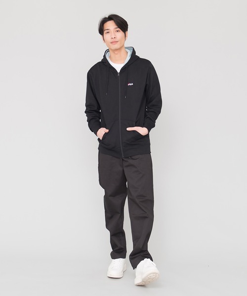 FILA x THUG ステッチスナップパーカー Thug Clubx FILA コラボパーカー
