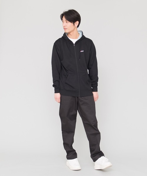FILA（フィラ）の「【FILA/フィラ】ワンポイント刺繍 ジップパーカー（パーカー・メンズ・ネイビー/ミント/ホワイト/ブラック・M/L/LL）」の16枚目の写真