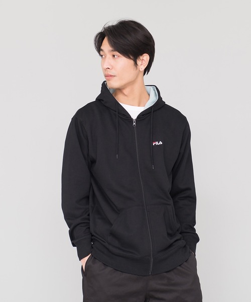 FILA/フィラ】ワンポイント刺繍 ジップパーカー（パーカー