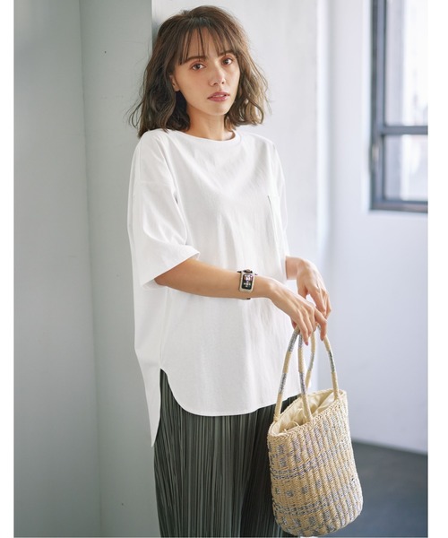 GeeRA（ジーラ）の「柄デザイン雑材バッグ（ハンドバッグ・レディース・ベージュ/グリーン・FREE）」の13枚目の写真