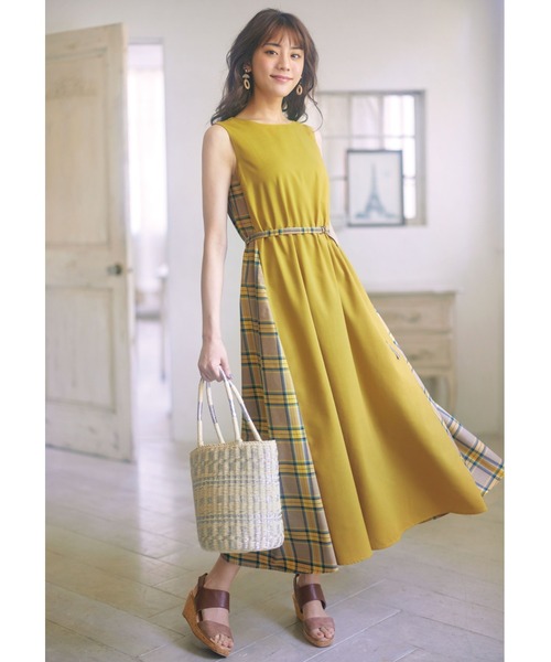 GeeRA（ジーラ）の「柄デザイン雑材バッグ（ハンドバッグ・レディース・ベージュ/グリーン・FREE）」の9枚目の写真