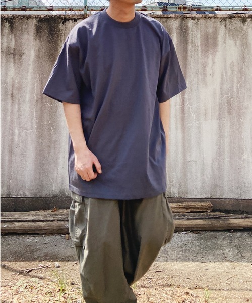PRO CLUB (プロクラブ)の「PRO CLUB(プロクラブ) /6.5オンス スーパーヘビーウェイト クルーネック 半袖Tシャツ Heavyweight Cotton Short Sleeve Crew Neck T-Shirt(Tシャツ/カットソー・メンズ・ブラック/オリーブ/ホワイト/チャコール/ベージュ/ダークグリーン/グレー/ネイビー/ブラウン/グリーン/ピンク/オレンジ・L/M/XL/XXL)」の16枚目の写真