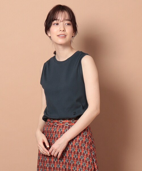 DRESSTERIOR（ドレステリア）の「◆テレコノースリーブプルオーバー（Tシャツ/カットソー・レディース・ブラック/ナチュラル/キャメル/グレー系その他・38）」の2枚目の写真