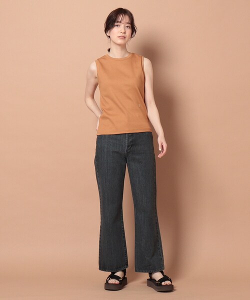 DRESSTERIOR（ドレステリア）の「◆テレコノースリーブプルオーバー（Tシャツ/カットソー・レディース・ブラック/ナチュラル/キャメル/グレー系その他・38）」の16枚目の写真