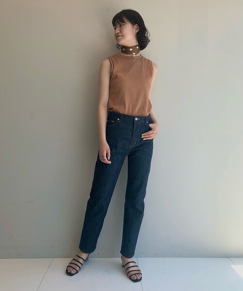 DRESSTERIOR（ドレステリア）の「◆テレコノースリーブプルオーバー（Tシャツ/カットソー・レディース・ブラック/ナチュラル/キャメル/グレー系その他・38）」の15枚目の写真