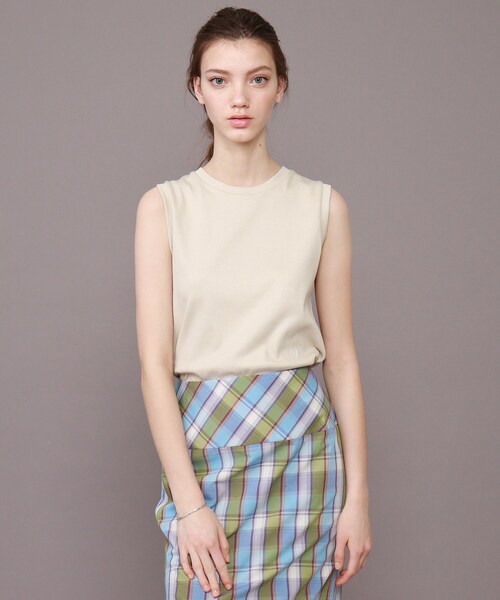 DRESSTERIOR（ドレステリア）の「◆テレコノースリーブプルオーバー（Tシャツ/カットソー・レディース・ブラック/ナチュラル/キャメル/グレー系その他・38）」の22枚目の写真