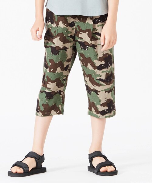 BREEZE(ブリーズ)の「6柄リラックスカプリパンツ 7分丈(その他パンツ・キッズ・ブラック/ベージュ/ネイビー/ミント/カモフラージュ/チェック・100/110/120/130/140/150/90)」の5枚目の写真