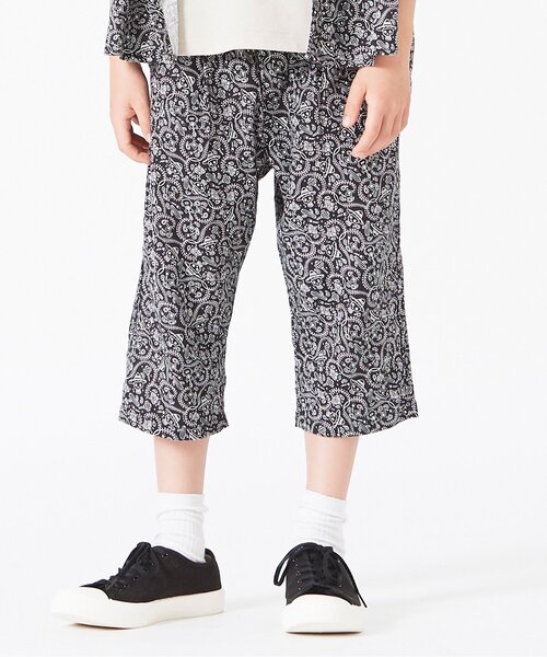 BREEZE(ブリーズ)の「6柄リラックスカプリパンツ 7分丈(その他パンツ・キッズ・ブラック/ベージュ/ネイビー/ミント/カモフラージュ/チェック・100/110/120/130/140/150/90)」の1枚目の写真