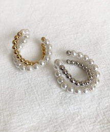 mou | パールボールイヤーカフ（片耳用）(イヤーカフ)