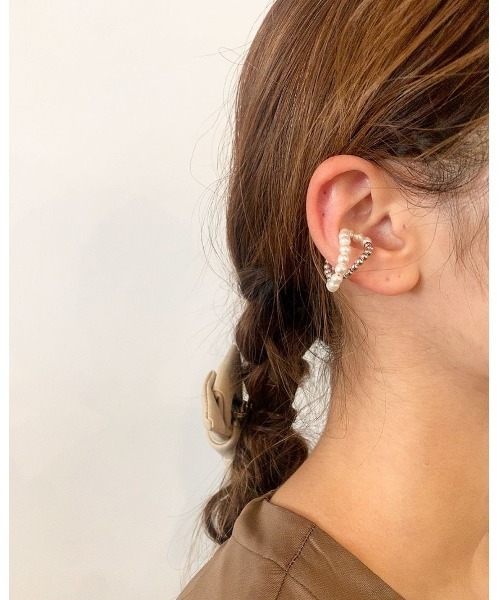 mou（モウ）の「パールボールイヤーカフ（片耳用）（イヤーカフ・レディース・シルバー/ゴールド・FREE）」の9枚目の写真