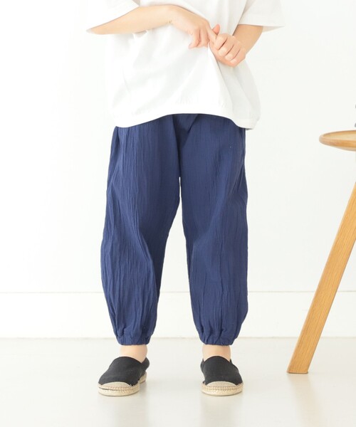 こども ビームス（コドモビームス）の「La Cadena / リネン スリッポン（17～21cm）（スリッポン・キッズ・ナチュラル/ブラック・32/30/33/31/34/29/28）」の4枚目の写真