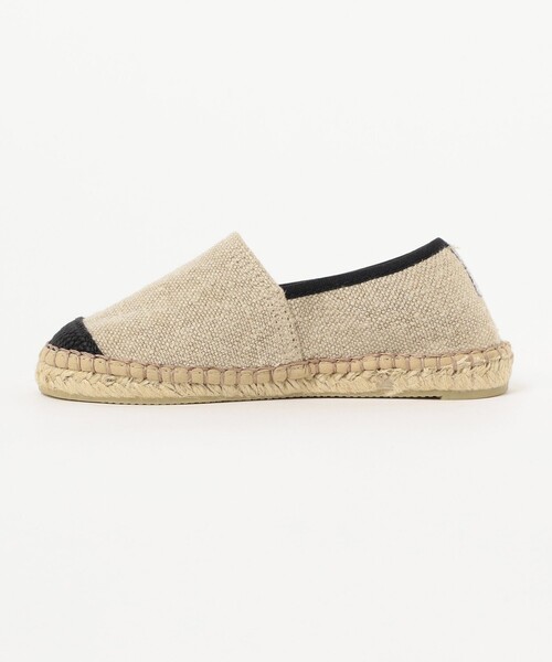 こども ビームス（コドモビームス）の「La Cadena / リネン スリッポン（17～21cm）（スリッポン・キッズ・ナチュラル/ブラック・32/30/33/31/34/29/28）」の7枚目の写真