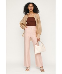 SLY | RAM LEO HW STRETCH FLARE PT/レオパードハイウエストストレッチフレアパンツ(スラックス)