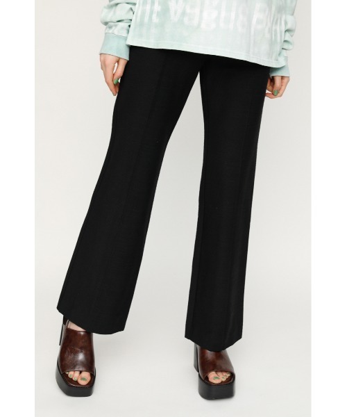 SLY（スライ）の「RAM LEO HW STRETCH FLARE PT レオパード ハイウエスト ストレッチ フレアパンツ（スラックス・レディース・ライトピンク/マルチ/ブラック・1/0/2）」の17枚目の写真