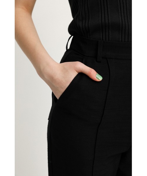 SLY（スライ）の「RAM LEO HW STRETCH FLARE PT レオパード ハイウエスト ストレッチ フレアパンツ（スラックス・レディース・ライトピンク/マルチ/ブラック・1/0/2）」の10枚目の写真