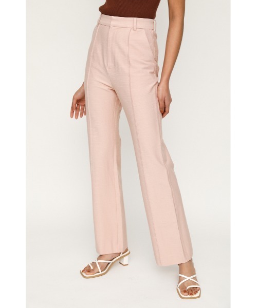 SLY（スライ）の「RAM LEO HW STRETCH FLARE PT レオパード ハイウエスト ストレッチ フレアパンツ（スラックス・レディース・ライトピンク/マルチ/ブラック・1/0/2）」の22枚目の写真