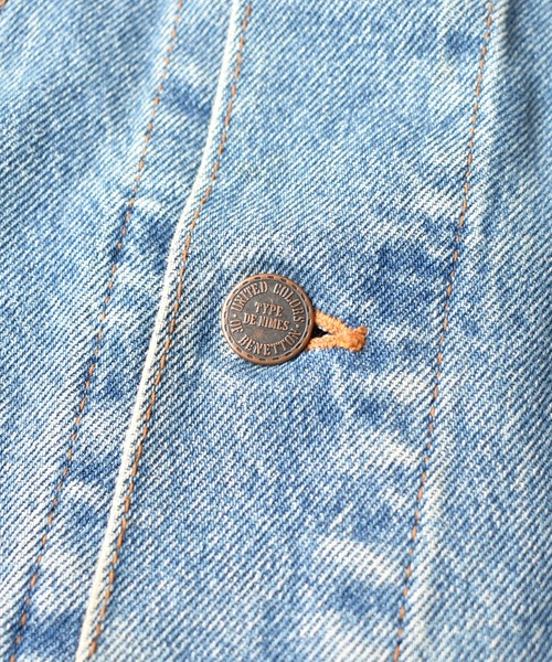 BENETTON (UNITED COLORS OF BENETTON)（ベネトンユナイテッドカラーズオブベネトン）の「【ヴィンテージ古着】UNITED COLORS OF BENETTON/ベネトン デニムジャケット（デニムジャケット・メンズ・ブルー・46）」の6枚目の写真