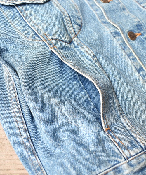 BENETTON (UNITED COLORS OF BENETTON)（ベネトンユナイテッドカラーズオブベネトン）の「【ヴィンテージ古着】UNITED COLORS OF BENETTON/ベネトン デニムジャケット（デニムジャケット・メンズ・ブルー・46）」の8枚目の写真
