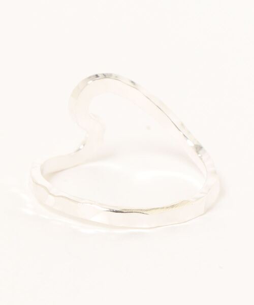 tone（トーン）の「【V&SSS】sv925　太　ocean ring  （pokopoko）（リング・レディース・シルバー・FREE/11号/9号/5号/1号/3号/18号/21号/13号/15号/7号）」の2枚目の写真
