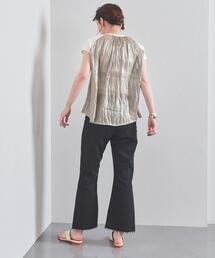 UNITED ARROWS | UBC シャイニー コンビ フレンチスリーブニット(ニット/セーター)