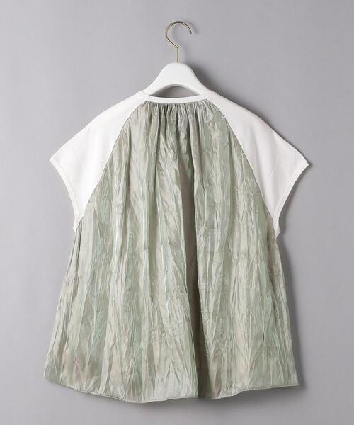 UNITED ARROWS（ユナイテッドアローズ）の「UBC シャイニー コンビ フレンチスリーブニット◆（ニット/セーター・レディース・ブラック/ネイビー/オフホワイト・FREE）」の20枚目の写真