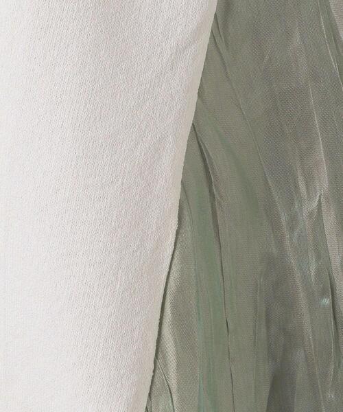 UNITED ARROWS（ユナイテッドアローズ）の「UBC シャイニー コンビ フレンチスリーブニット◆（ニット/セーター・レディース・ブラック/ネイビー/オフホワイト・FREE）」の19枚目の写真