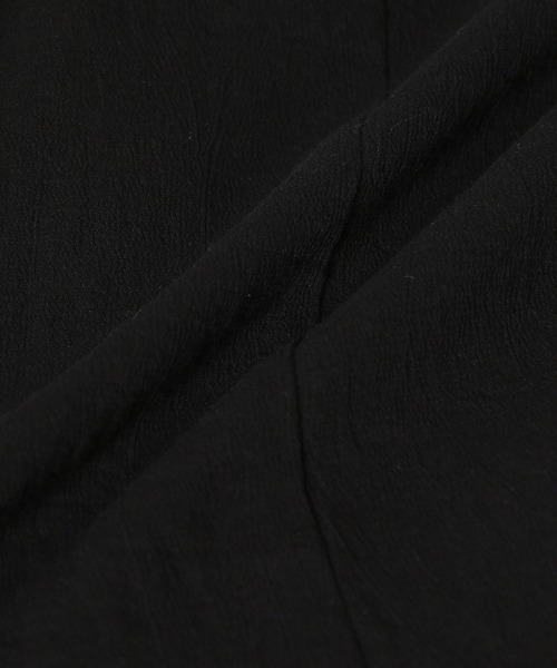 MADEMOISELLE ROPE'(マドモアゼル ロペ)の「【洗える】ラッフルコットンブラウス(シャツ/ブラウス・レディース・イエロー/ホワイト/ブラック/サックスブルー・38)」の17枚目の写真