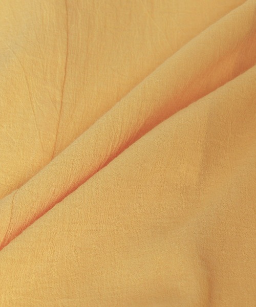 MADEMOISELLE ROPE'(マドモアゼル ロペ)の「【洗える】ラッフルコットンブラウス(シャツ/ブラウス・レディース・イエロー/ホワイト/ブラック/サックスブルー・38)」の16枚目の写真