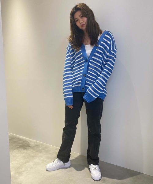 styles(スタイルス)の「KULE 748-85801 KNIT(ニット/セーター・レディース・ブルー・SMALL)」の6枚目の写真