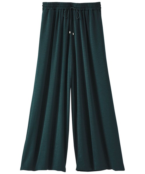 新品 ブルーベル ガウチョパンツ ストレッチ素材