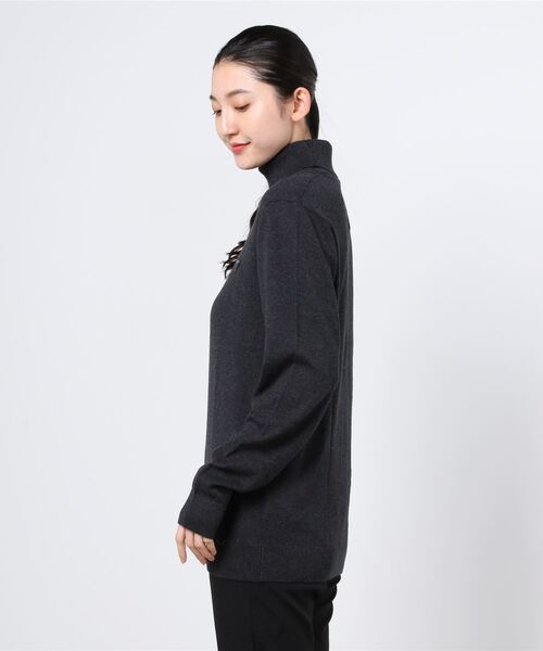 Guess（ゲス）の「Auberon High Collar Sweater（ニット/セーター・レディース・ネイビー/グレー・SMALL/MEDIUM/X-LARGE/LARGE）」の3枚目の写真