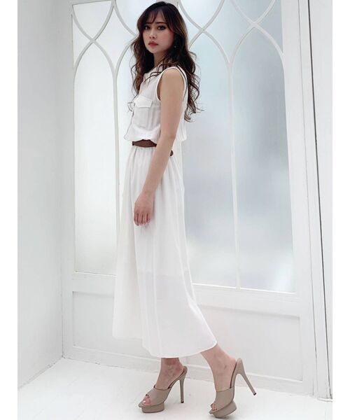 RESEXXY（リゼクシー）の「メタルバックル異素材ベルト（ベルト・レディース・ブラック/ブラウン/アイボリー・FREE）」の14枚目の写真