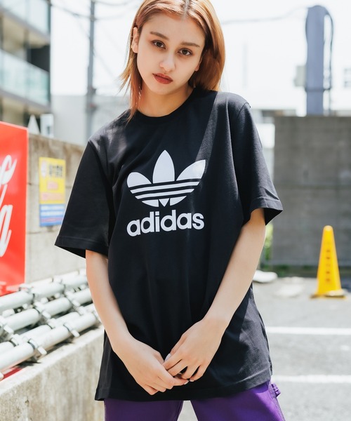adidas Originals（アディダスオリジナルス）の「adidas Originals/アディダス オリジナルス TREFOIL TEE S/S 半袖Tシャツ（Tシャツ/カットソー・メンズ・ホワイト×ブラック/ブラック×ホワイト・S/M/L/XL）」の17枚目の写真