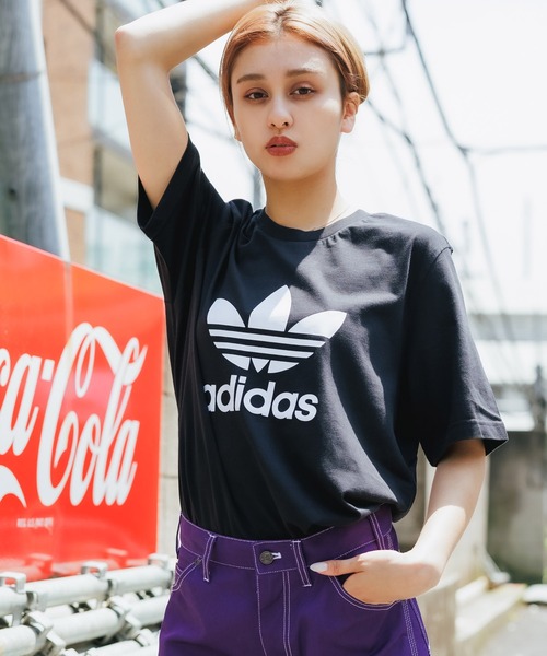 adidas Originals（アディダスオリジナルス）の「adidas Originals/アディダス オリジナルス TREFOIL TEE S/S 半袖Tシャツ（Tシャツ/カットソー・メンズ・ホワイト×ブラック/ブラック×ホワイト・S/M/L/XL）」の18枚目の写真