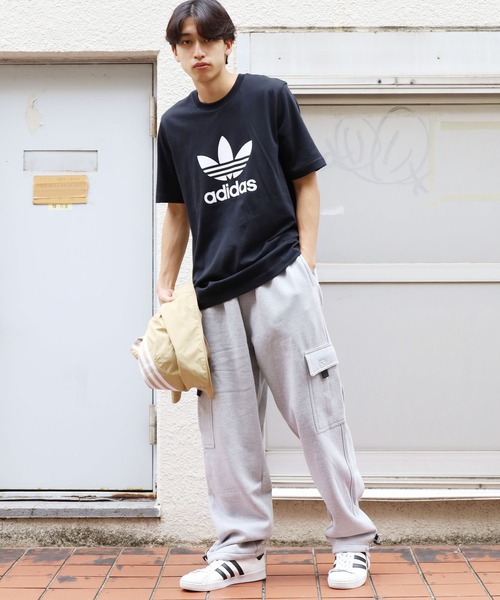 adidas Originals（アディダスオリジナルス）の「adidas Originals/アディダス オリジナルス TREFOIL TEE S/S 半袖Tシャツ（Tシャツ/カットソー・メンズ・ホワイト×ブラック/ブラック×ホワイト・S/M/L/XL）」の16枚目の写真